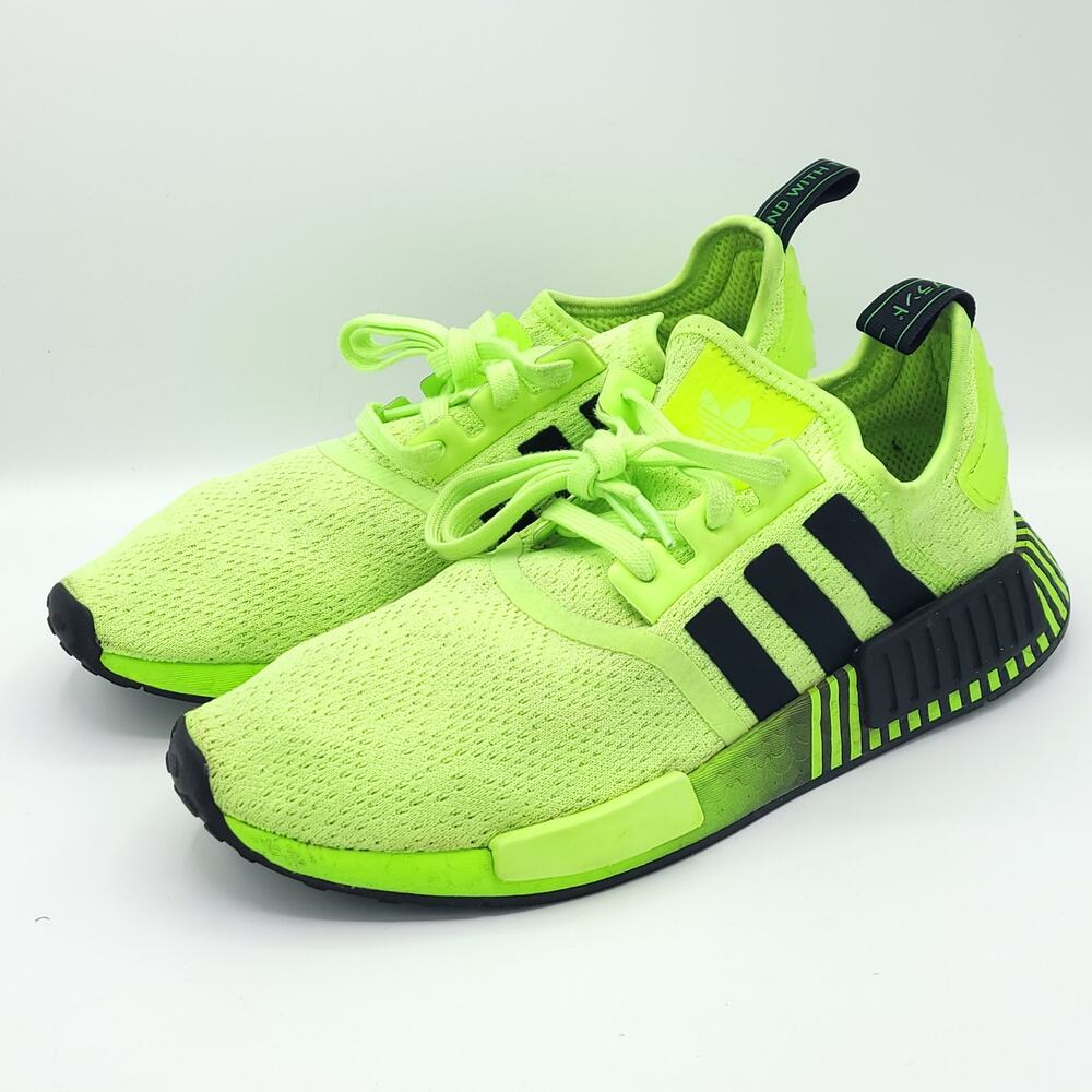 adidas NMD_R1 Glitch Signal Green FV3647 men's size 9.5